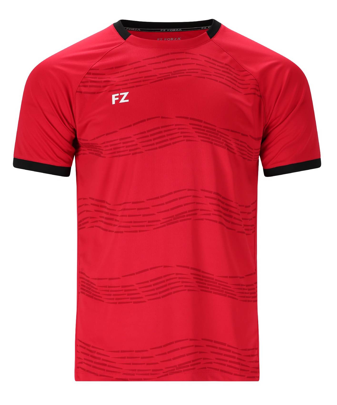 Tee Forza CL2502 M rouge-S Maillot de badminton,Textiles pour enfants