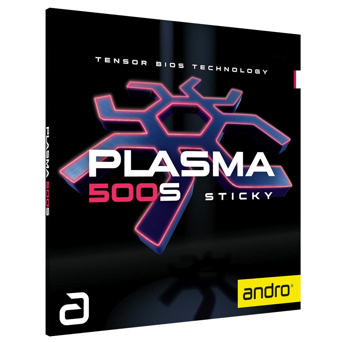 Andro Plasma 500S noir / 2,1 Revêtement de tennis de table