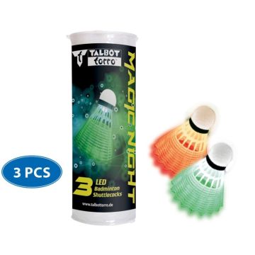 Badminton Ball Magic Night LED 3er Dose