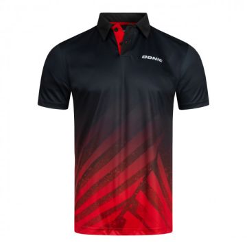 DONIC Poloshirt Flow rot - Vorderseite