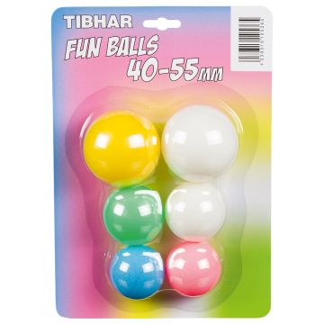 TIBHAR Fun Balls 40 - 55 mm 6er Pack - 1.jpg