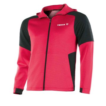 Tibhar Hoodie Pro Rot-Schwarz