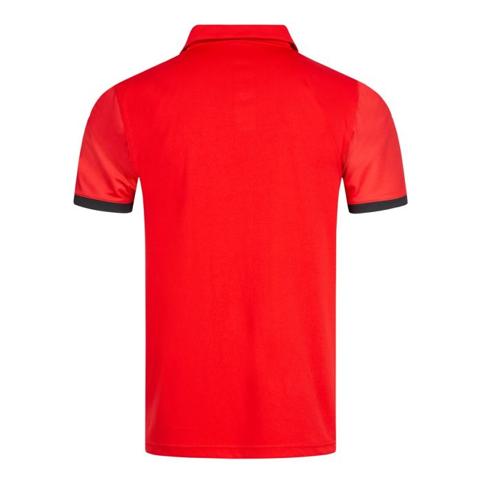 DONIC Poloshirt Splashflex Rot Rückseite