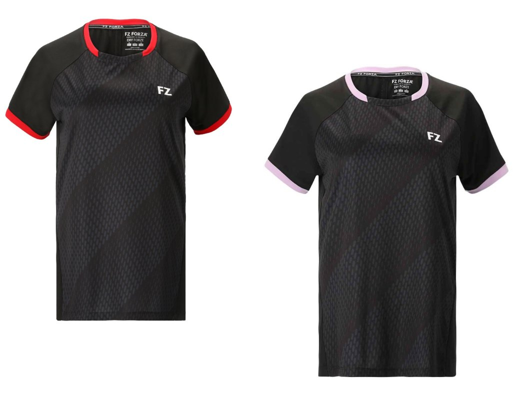 Tee Forza Coral (XL;noir/rouge)