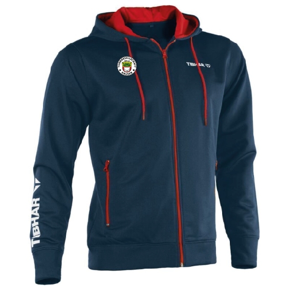TGS Hausen Hoodie World navy L Hoodie de tennis de table