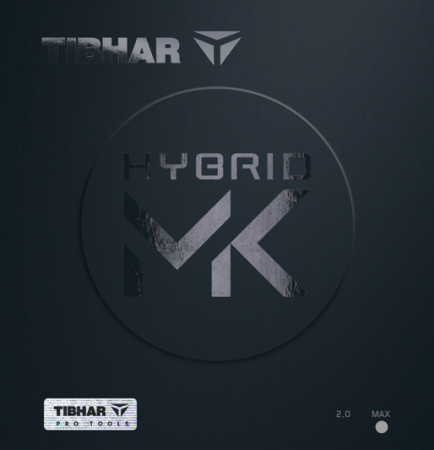 Tibhar Hybrid MK noir / max Revêtement de tennis de table
