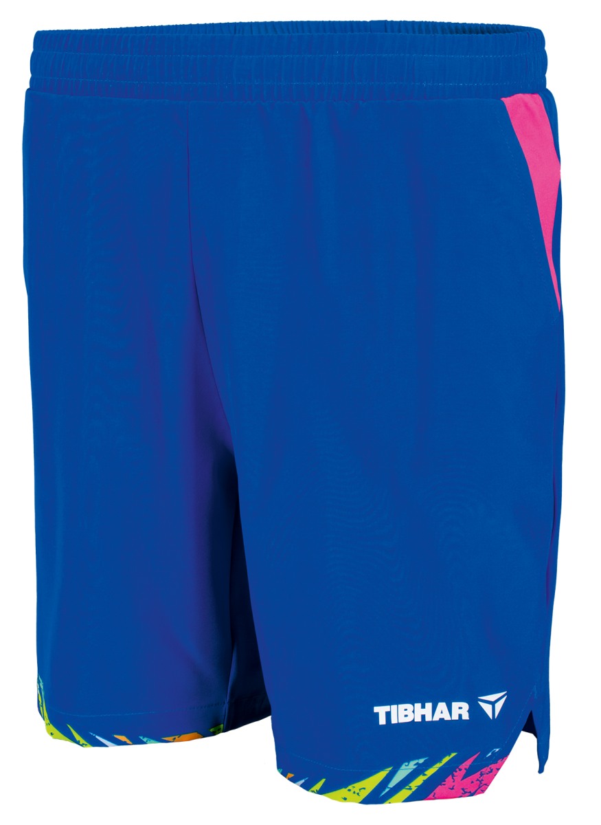 Tibhar Shorts L2 Underbrush bleu / rose M Short de tennis de table