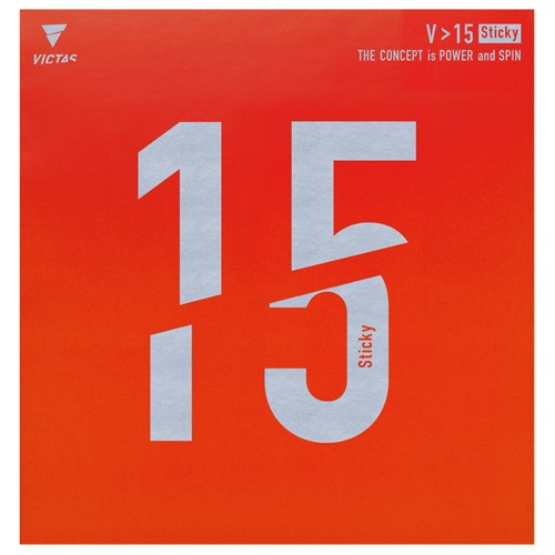 Victas V > 15 Sticky (noir / max) Revêtement de tennis de table